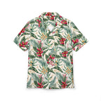 Tropical Hibiscus Hawaiian Shirt — Floral Palm Vacation Button-Down