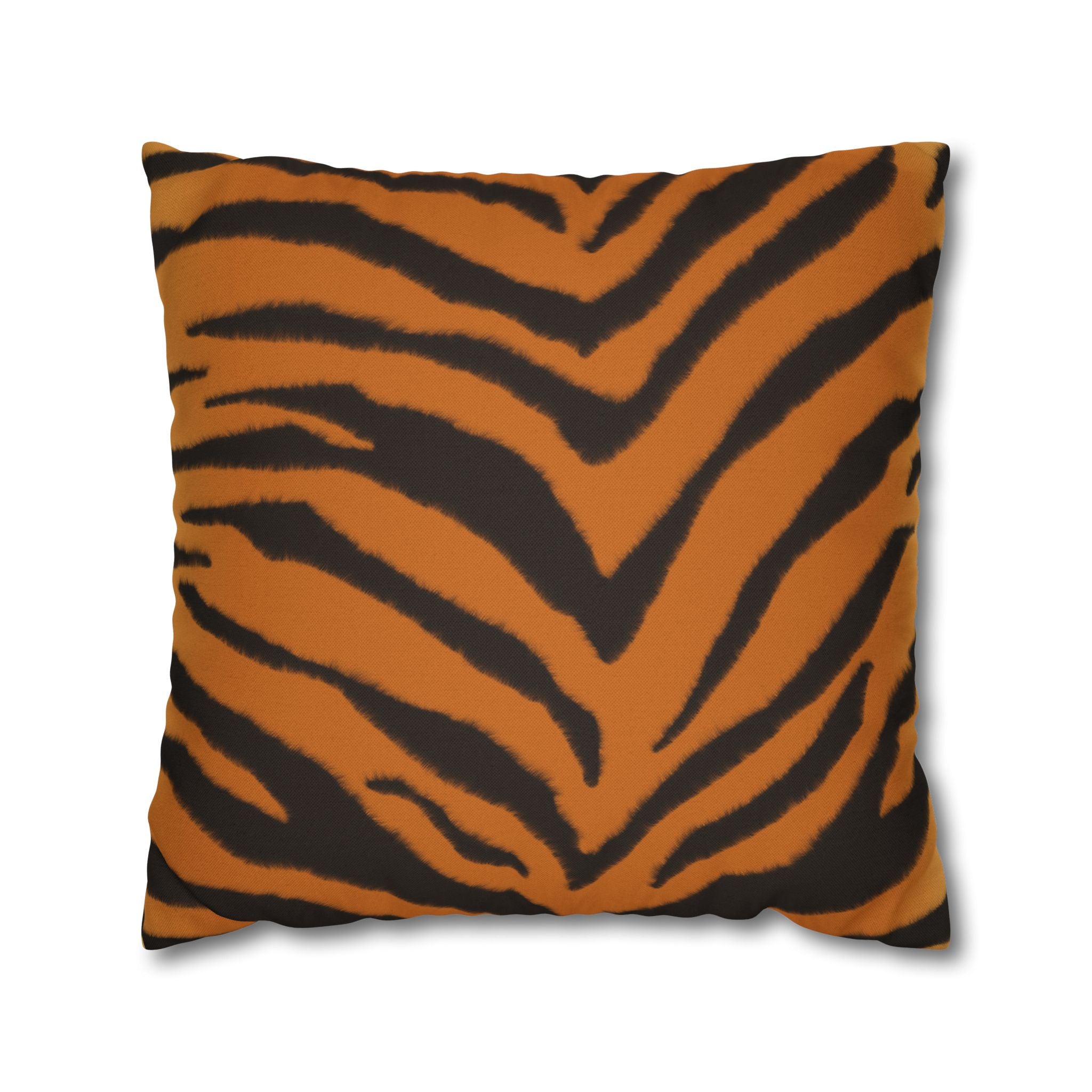 Tiger Stripe Square Pillowcase — Decorative Pillow Cover