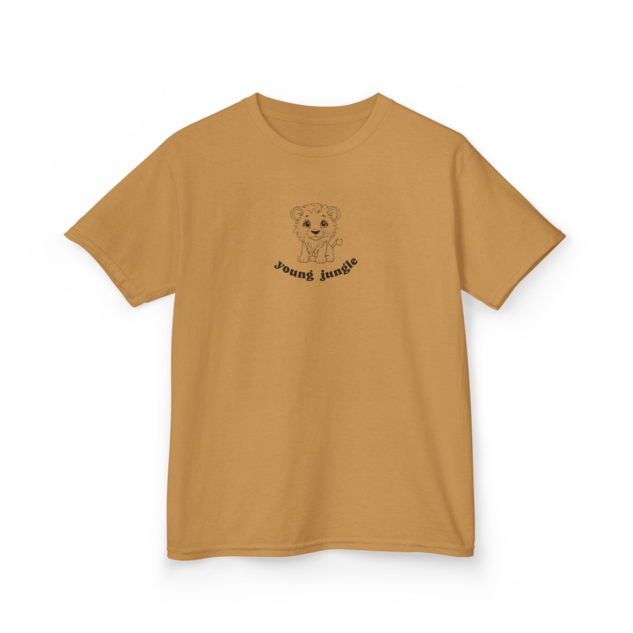 Kids Tee — Cute Puppy lion "young jungle" Graphic 
