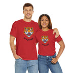 Tiger Head Tee Shirt - Unisex Heavy Cotton