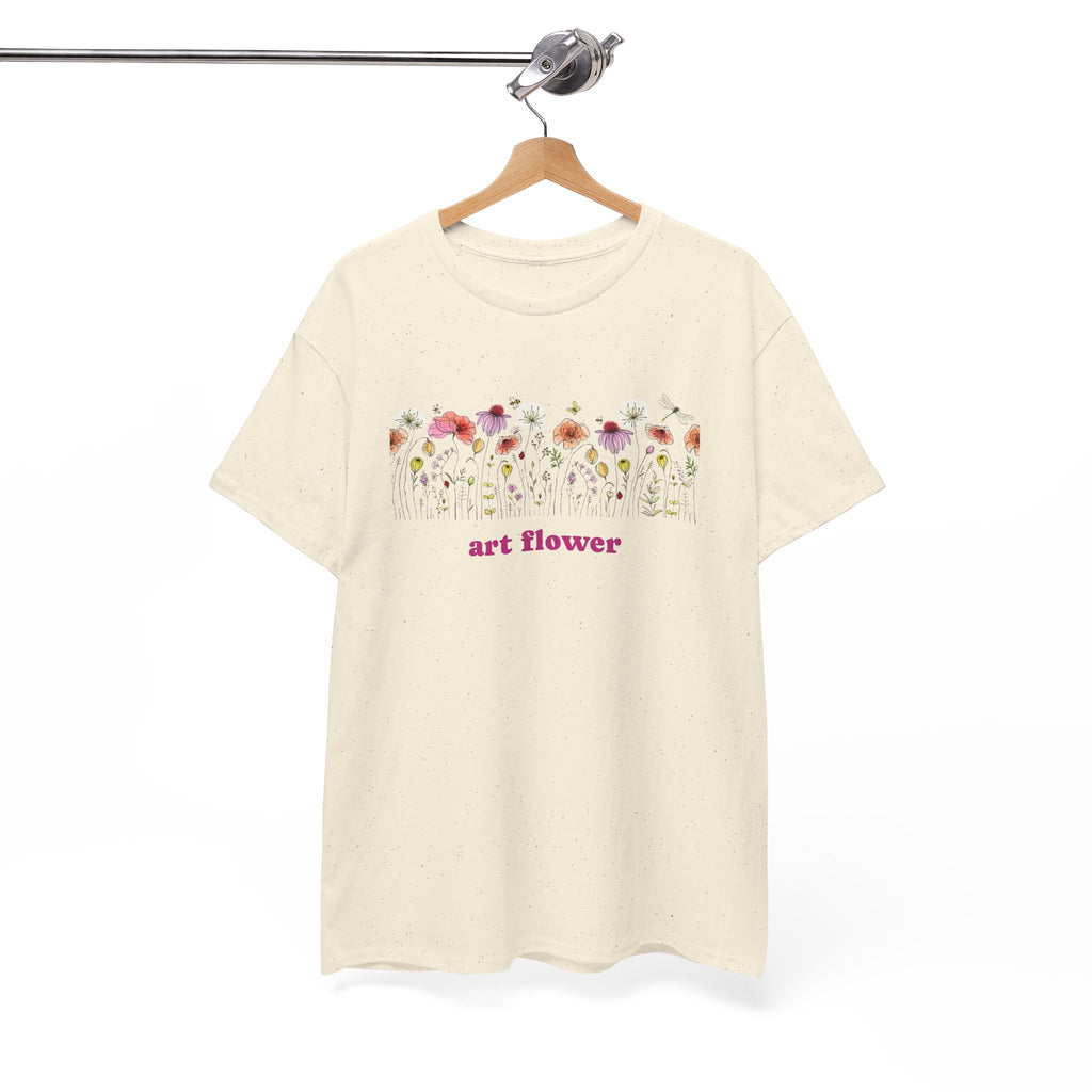 Floral T-Shirt for Women - Colorful Flower Design