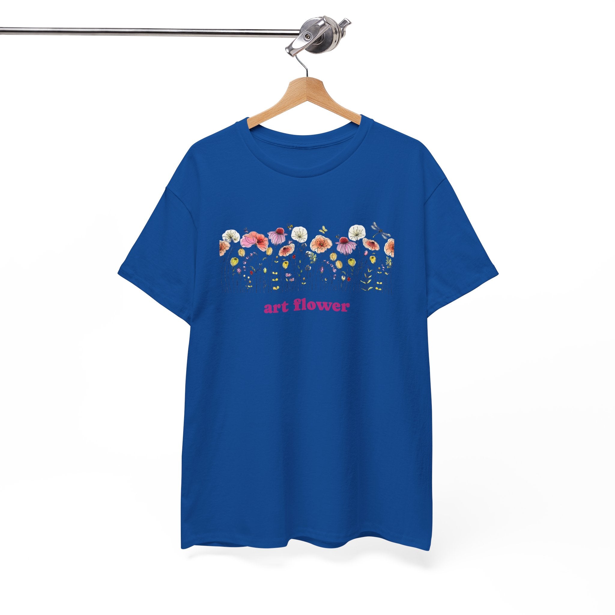 Floral T-Shirt for Women - Colorful Flower Design 