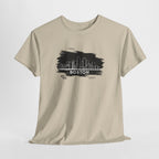 Boston Skyline T-Shirt — Brushstroke Cityscape Tee 