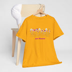 Floral T-Shirt for Women - Colorful Flower Design