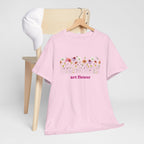 Floral T-Shirt for Women - Colorful Flower Design