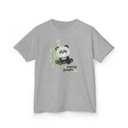 Kids Tee — Cute Panda "Young Jungle" Graphic Shirt