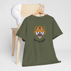 Tiger Head Tee Shirt - Unisex Heavy Cotton