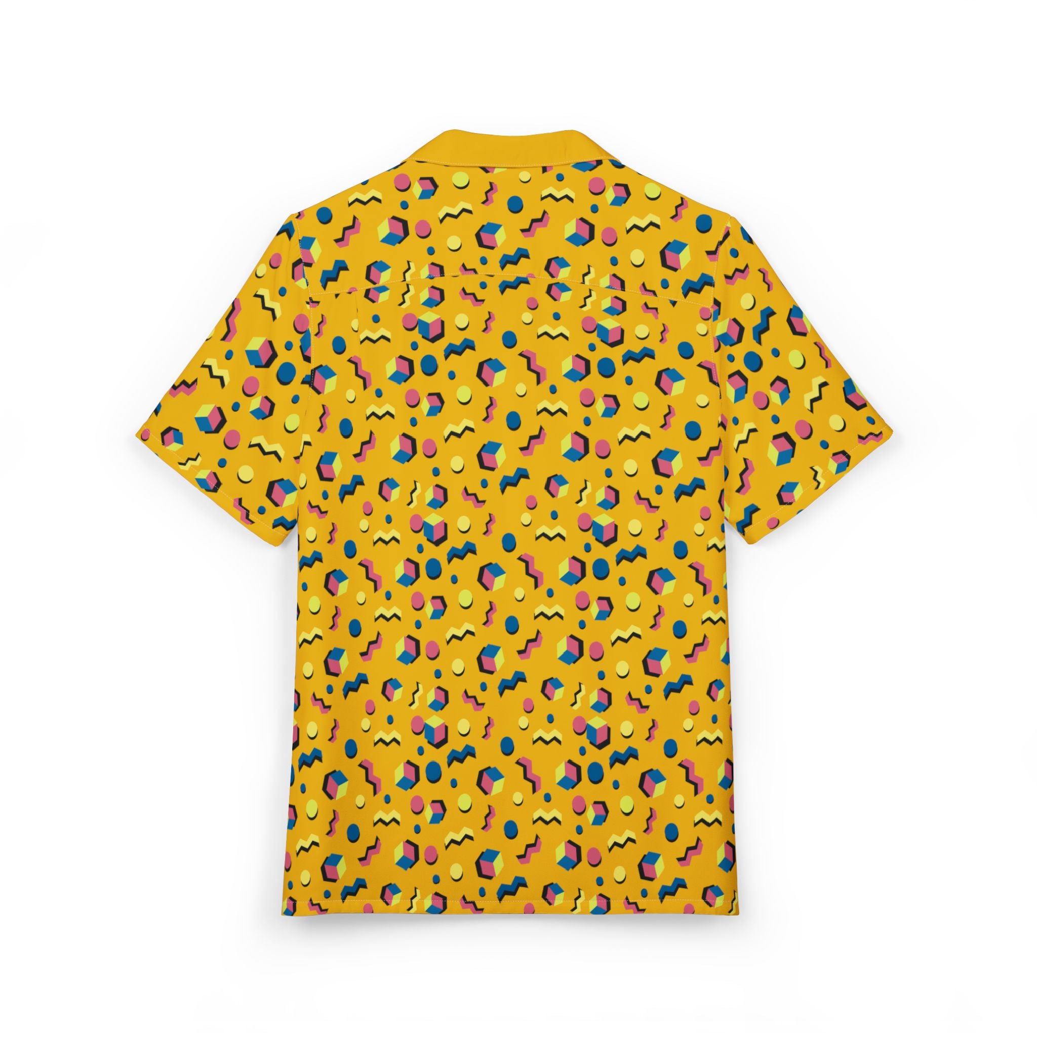 Vibrant Hawaiian, Casual Summer Wear, Beach Vacation Outfit, Unisex Tropical Style 