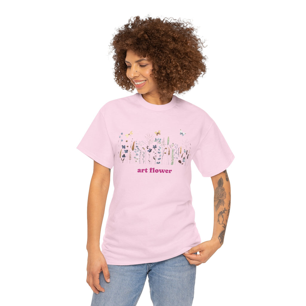 Floral and butterfly Graphic Tee