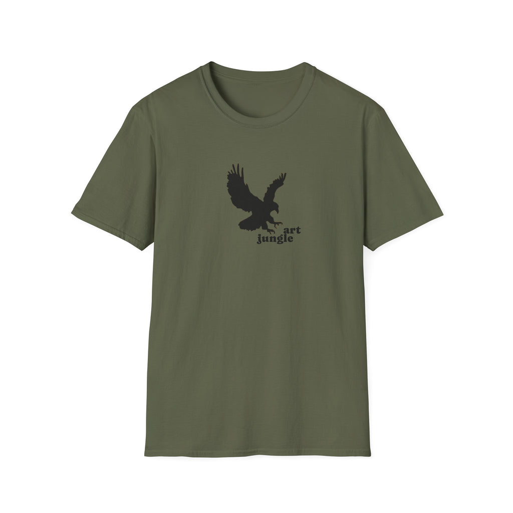 Eagle Silhouette T-Shirt — 'art jungle' Minimal Graphic Tee