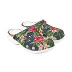 Floral Tropical EVA Foam Clogs - Water-Resistant Garden &amp; Beach Shoes 