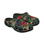 Floral Tropical EVA Foam Clogs - Water-Resistant Garden &amp; Beach Shoes 