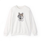 Lone Wolf Crewneck Sweatshirt – Graphic Wolf Head Pullover