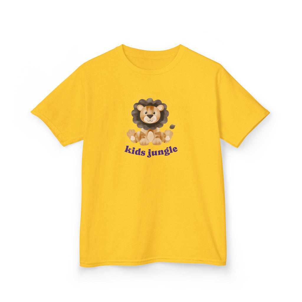 Kids T-Shirt Jungle Lion - Cute Animal Print Tee for Kids