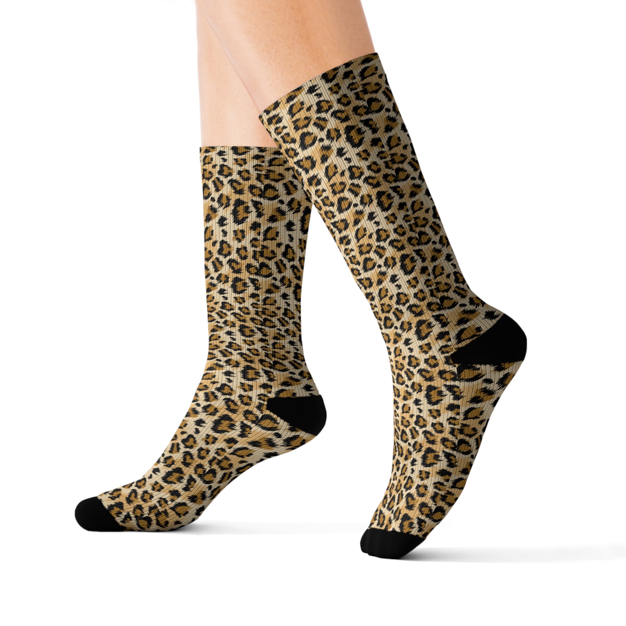 Leopard Print Socks 