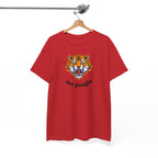 Tiger Head Tee Shirt - Unisex Heavy Cotton