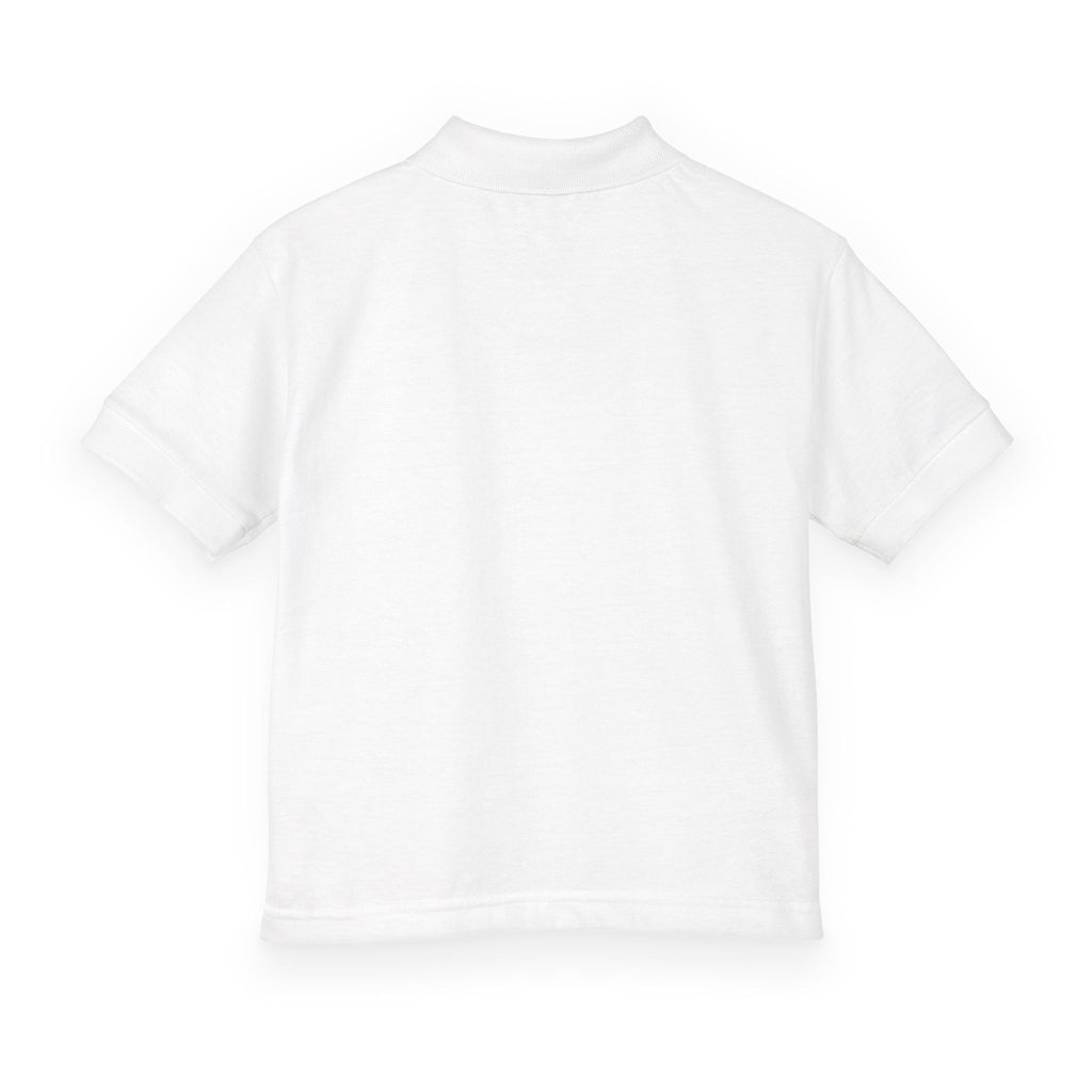 Kids Polo Shirt with Cute Tiger Patch