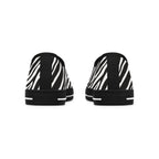 Zebra Print Low Top Sneakers — Women's ZEBRA Pattern Casual Shoes