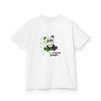 Kids Tee — Cute Panda "Young Jungle" Graphic Shirt