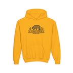 California Republic Youth Hoodie – Vintage Bear 1850 Graphic