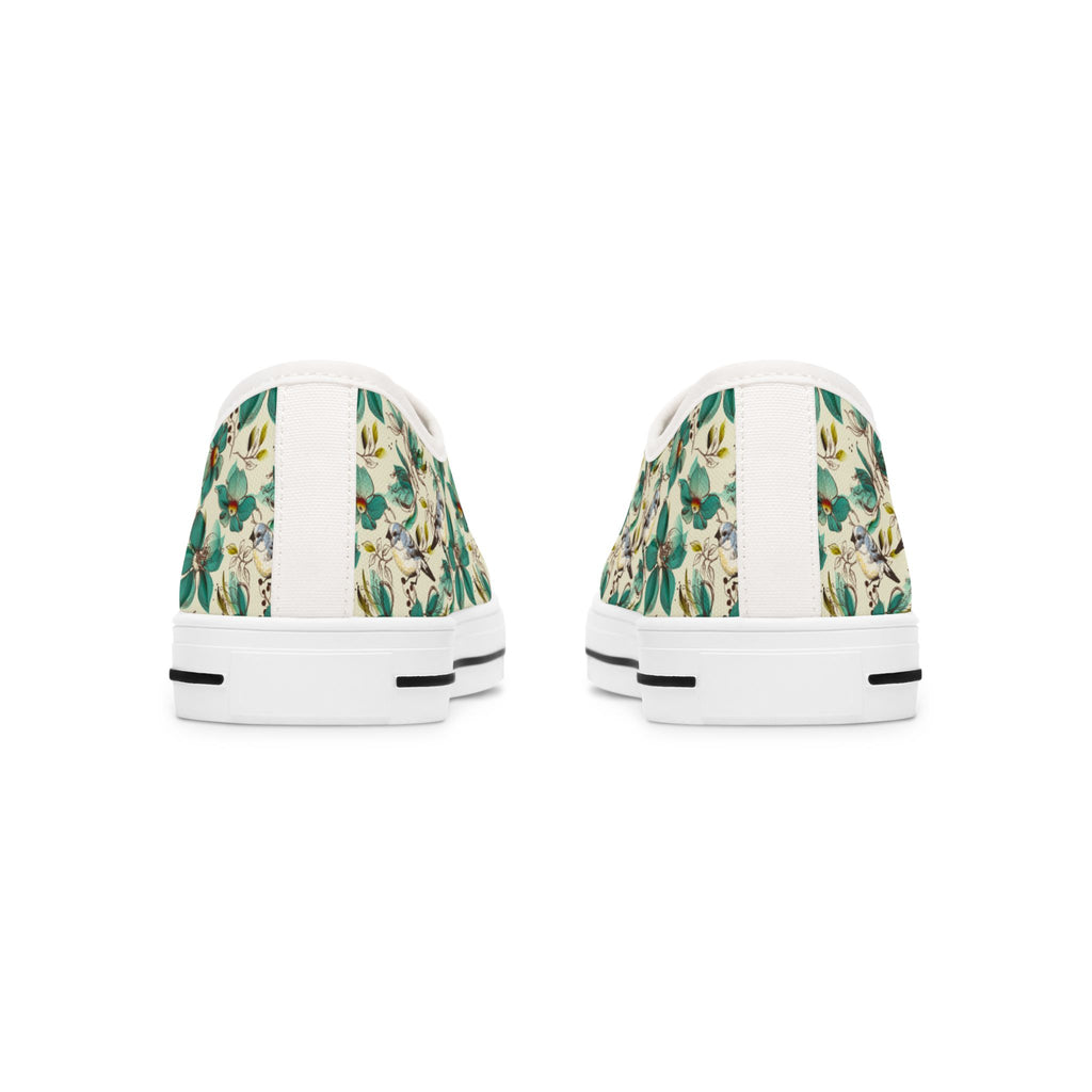 Floral Women's Low Top Sneakers - Stylish & Comfortable