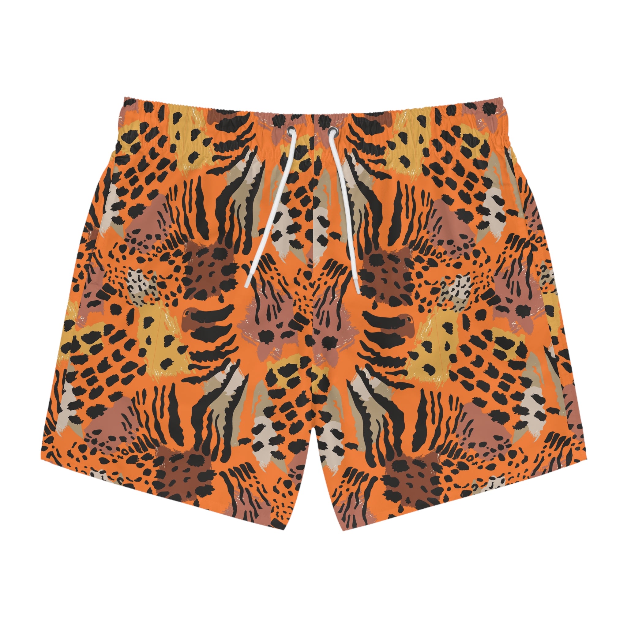 Animal Print Swim Trunks