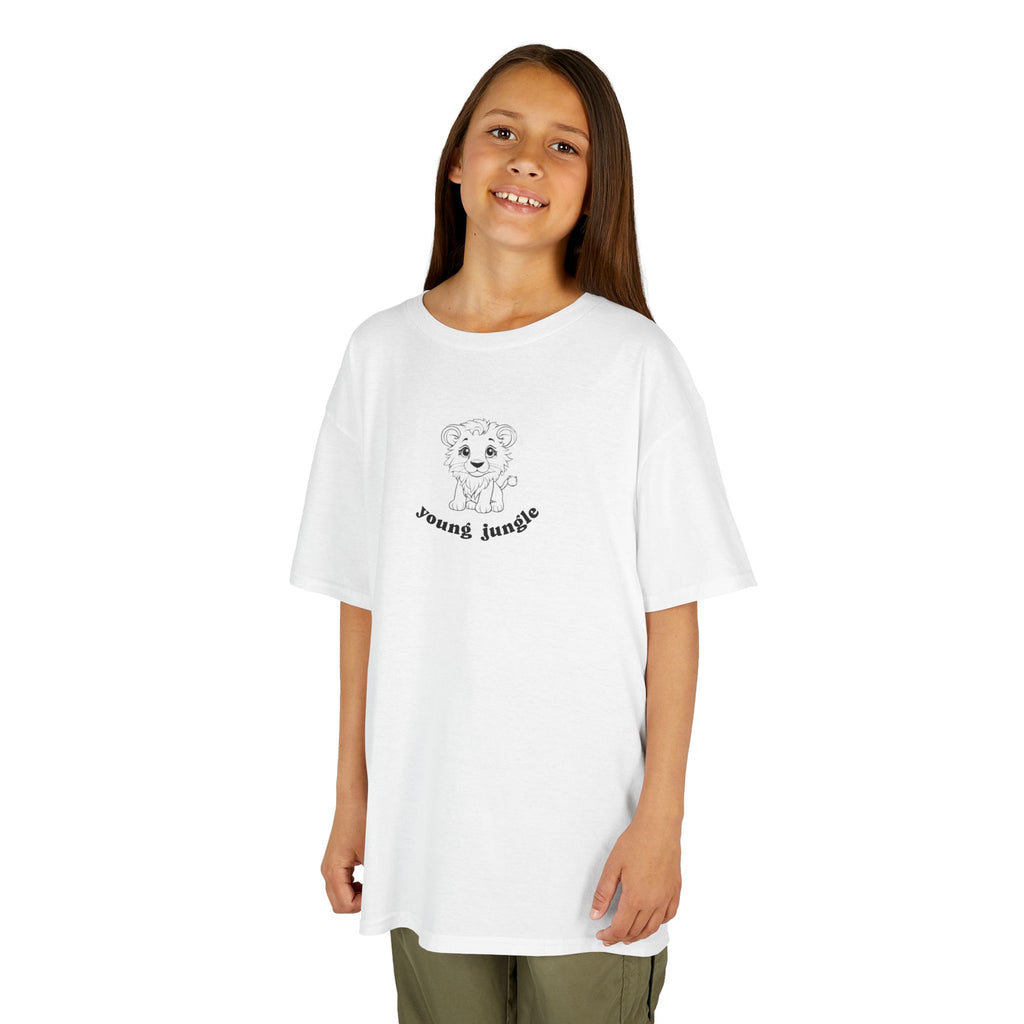 Kids Tee — Cute Puppy lion "young jungle" Graphic