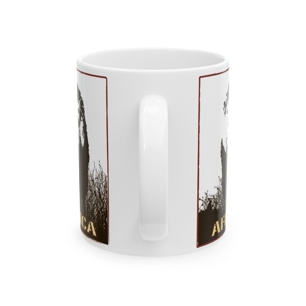Art Jungle 'Good Morning' Ceramic Mug — Artist-Inspired Coffee Cup (11oz/15oz)