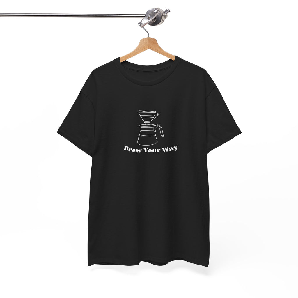 Coffee Lover Black Tee - Unisex Heavy Cotton