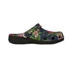 Floral Tropical EVA Foam Clogs - Water-Resistant Garden &amp; Beach Shoes 