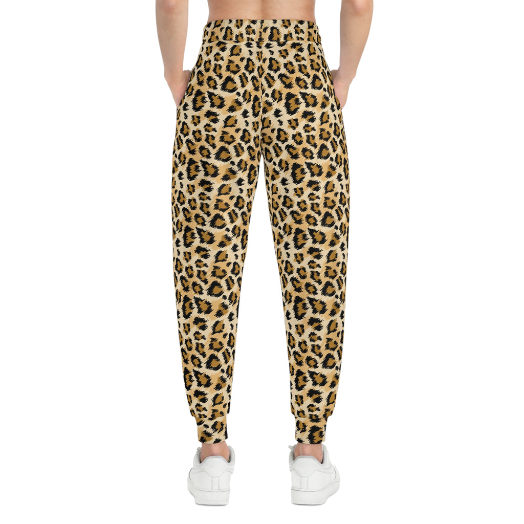Animal Print Athletic Joggers - Wild & Cozy Sporty Loungewear for Women
