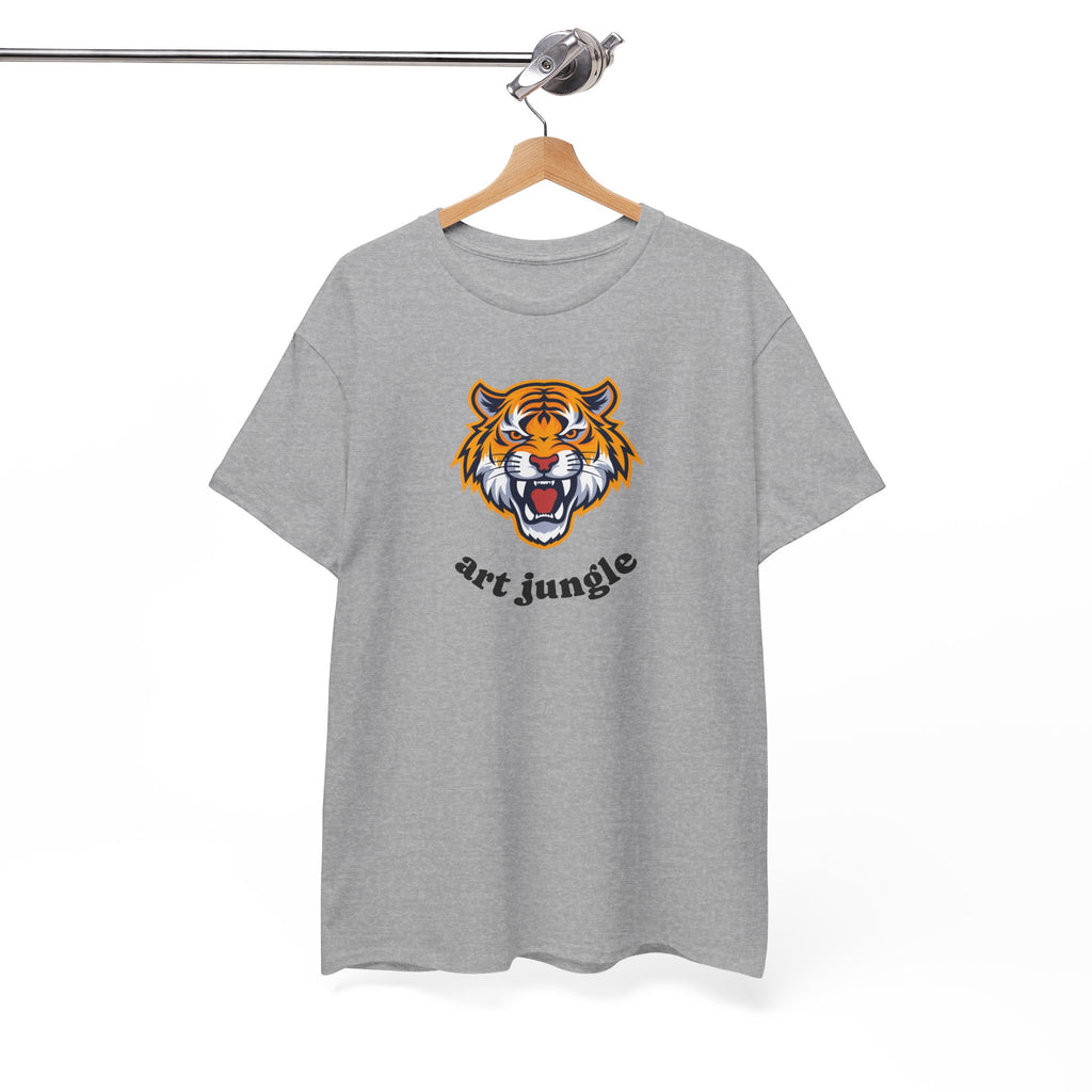 Tiger Head Tee Shirt - Unisex Heavy Cotton