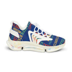 Vibrant Graphic Men's Mesh Sneakers for Casual Comfort