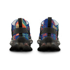 Vibrant Graphic Men's Mesh Sneakers for Casual Comfort
