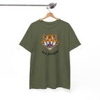 Tiger Head Tee Shirt - Unisex Heavy Cotton