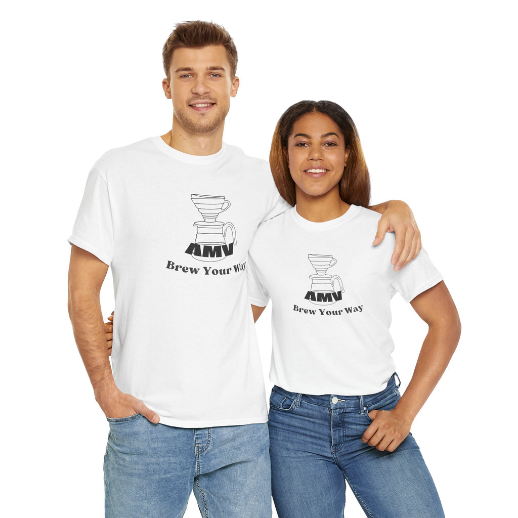 Coffee Lover's Tee - 'Brew Your Way' - Unisex Cotton