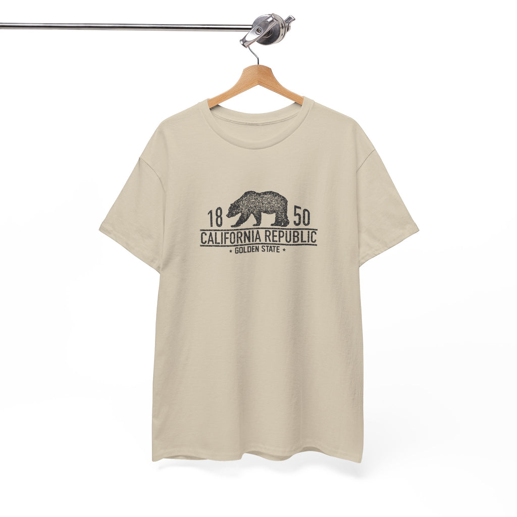 California Republic Bear T-Shirt — 1850 Golden State Tee 